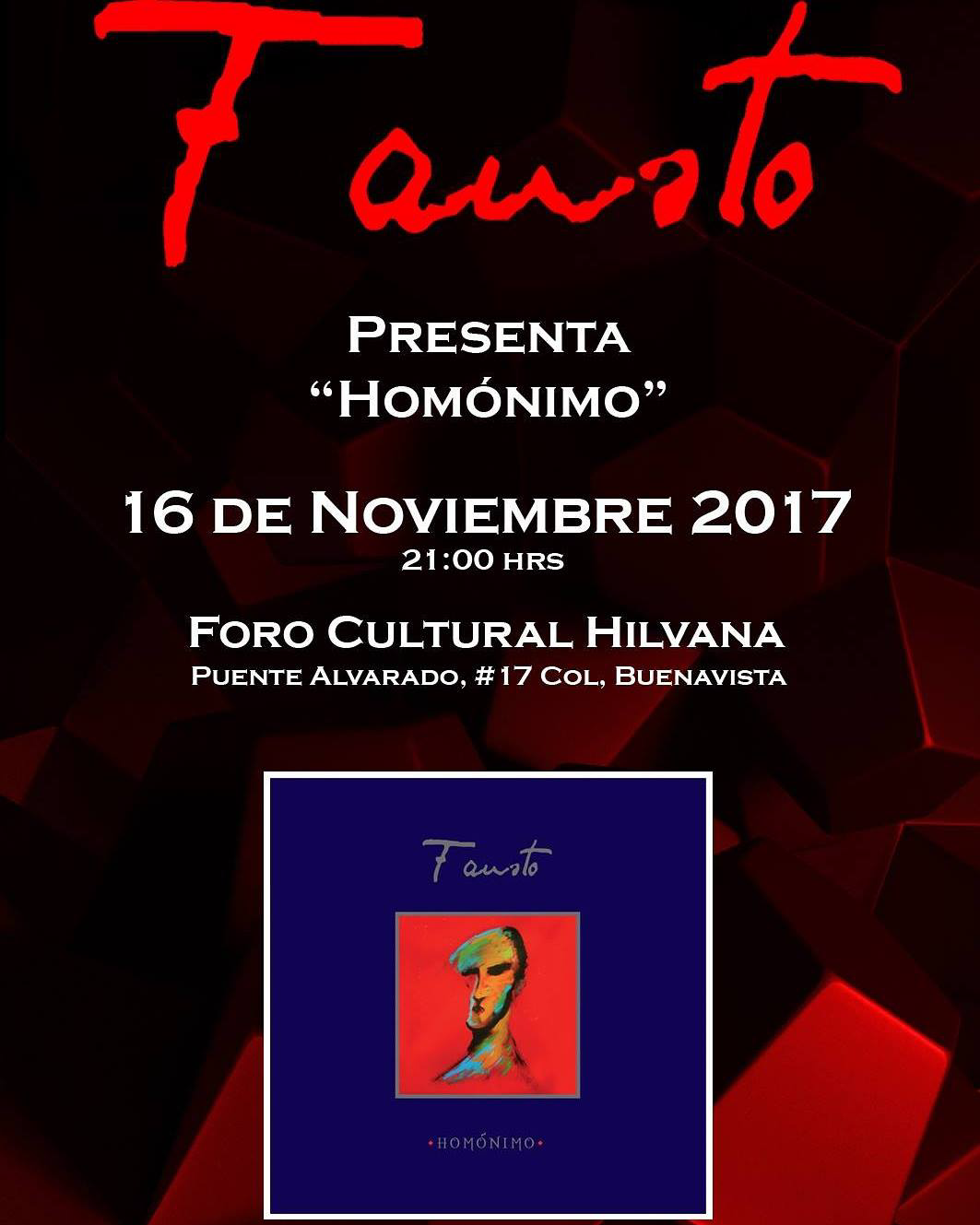 Fausto presenta "Homónimo"